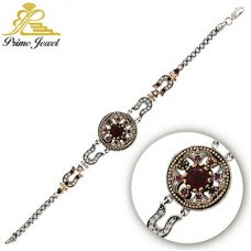 Gümüş Otantik Taşlı Biezik /Bileklik